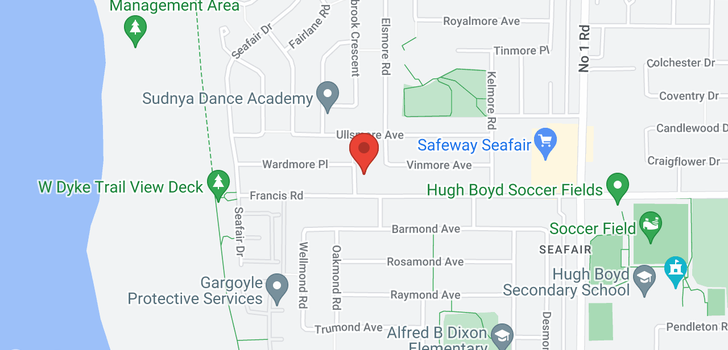 map of 8740 MILLMORE ROAD